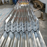 Tôle de toiture ondulée légère en aluminium-zinc avec revêtement Galvalume Aluzinc pour toiture de maison