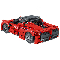 Mork 023014 High-Tech MOC ferrared Super Racing Car Model DIY blocs de construction Stem jouets pour garçons