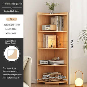 Factory Supply Modern Eco-Friendly Durable Small Narrow Corner Cabinet <b>Nightstand</b> Open Shelf Multifunctional Bedroom Furniture - Product Image 4