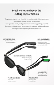 Kính Mắt Âm Thanh Thông Minh Không Dây Loa Âm Thanh Nổi Kính Râm <span class=keywords><strong>Bluetooth</strong></span> Nghe Nhạc Thể Thao - Product Image 3