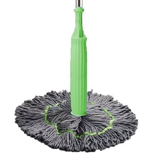 Household Four-Side Wringing Microfiber Floor <b>Mop</b> with Extendable Steel Handle Quick-<b>Dry</b> & Wet Clean - Product Image 1