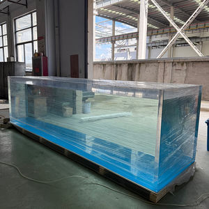 Harga pabrik murah kustom kualitas tinggi modis tangki ikan besar akuarium untuk ikan - Product Image 3