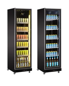商業用高品質低エネルギー消費調節可能な棚垂直400L飲料冷蔵庫ショーケース
