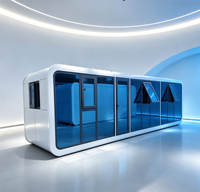 Maisons modulaires modernes multifonctionnelles préfabriquées de 10, 20 et 40 pieds, conteneurs de couchage démontables, cabines Apple à vendre