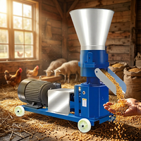 Machine à granulés électrique/diesel 150 kg/h, très demandée, pour la production d'aliments pour animaux, moulin agricole, granulateur, machines de traitement des granulés à vendre