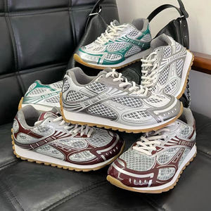 Scarpe da Corsa Casual Bottegas Venetas Orbit di Alta Qualità, Sneakers Retrò Argentate, Scarpe da Passeggio alla Moda - Product Image 1