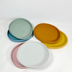 BPA Free Eco-friendly Non-toxic Strong Suction Bowl Spoon <b>Set</b> Feeding Bib <b>Baby</b> Silicone Bowl and <b>Plate</b> - Product Image 6