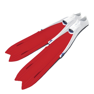 Sirip Freediving Profesional Tahan Lama dari Karet PP, Desain Open Heel Anti-Selip, Kekakuan Sedang, 2 Buah, Ramah Lingkungan untuk Berenang - Product Image 1