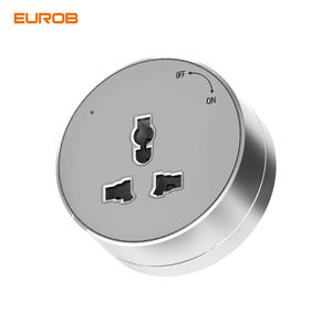 Enchufe adaptador universal inteligente <span class=keywords><strong>Eurob</strong></span>, compatibilidad multidispositivo con sistema de seguimiento de alimentación oculto, toma de corriente duradera - Product Image 2