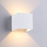 Offre Spéciale G9 ampoule remplaçable carré mur LED lumière 3000k blanc chaud lumières d'extérieur mural pour la maison