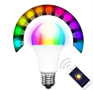 Hot Bán wifi RGB A60 thông minh Bóng Đèn 7W 9W 12W <span class=keywords><strong>Dimmable</strong></span> Color Changing <span class=keywords><strong>LED</strong></span> ánh sáng chất lượng cao cho nhà văn phòng - Product Image 3