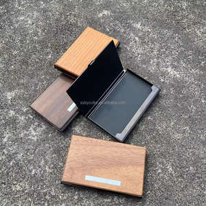 <span class=keywords><strong>Porta</strong></span> carte portafoglio carta carta di credito Custom legno - Product Image 1