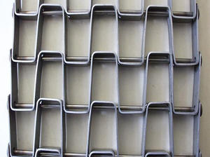 Gıda sınıfı Metal tel örgü konveyör kemerler gıda endüstrisi için paslanmaz çelik tel örgü kemer - Product Image 2