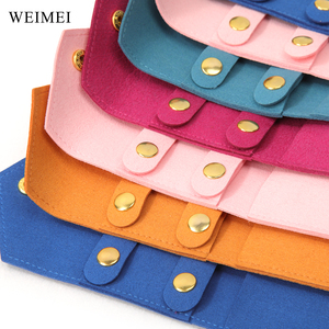 WEIMEI - Bolsa de Viaje Personalizada con Logotipo para Guardar Joyas, Mini Bolsa de Microfibra Portátil para Guardar Aretes y Collares - Product Image 6