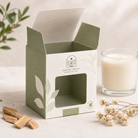 Boîte d'emballage personnalisée pour bougies avec logo mat pour diffuseur à bâtonnets en verre, cadeau de luxe, vente au détail et en gros