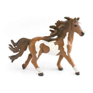 Lelewu simulation animal steed modèle solide static pinte étalon Thousand-mile cheval décoration jouet - Product Image 5