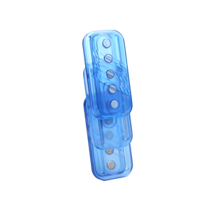 Jouet anti-stress EDC pour adulte, type Fidget Spinner, en PMMA à 3 couches, avec fonction de poussée magnétique pour cartes et pièces de monnaie, structure PPBA - Product Image 1