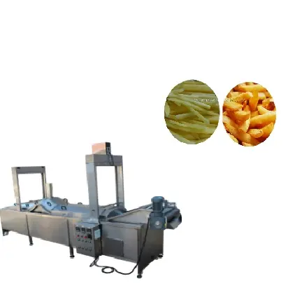 Otomatik elektrik endüstrisi fiyat tam Set kızartma muz muz cips türkiye kıvırcık patates kızartması fritöz makinesi