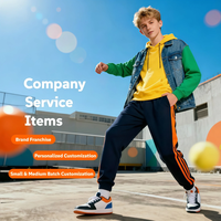 Pull en maille respirant à col rond avec blocs de couleur pour adolescents, doublure polaire intégrée, chaud pour l'hiver, personnalisable avec logo