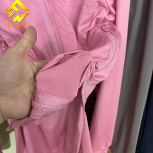 2025 abiti estivi a maniche lunghe con Zip <span class=keywords><strong>giacca</strong></span> abbinata Set Joggers Sweat <span class=keywords><strong>Biker</strong></span> 2 due pezzi Shorts da donna - Product Image 6