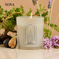 Bougie parfumée NOVA Luxury Soy Coconut Wax |   Barres d'aromathérapie artisanales de qualité supérieure, 100% biologiques, longue durée, pour Thanksgiving et Diwali