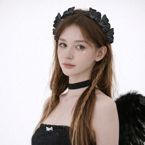 Diademas Delgadas con Mariposas Negras para el Festival de Halloween 2025, Accesorios para el Cabello de Niños, Estilo Malvado, Venta al Por Mayor - Product Image 5