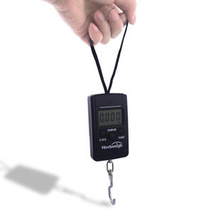 Balance électronique portable Hengsaite mini haute précision 50 kg avec écran LCD, balance à suspendre pour bagages express en plastique - Product Image 5