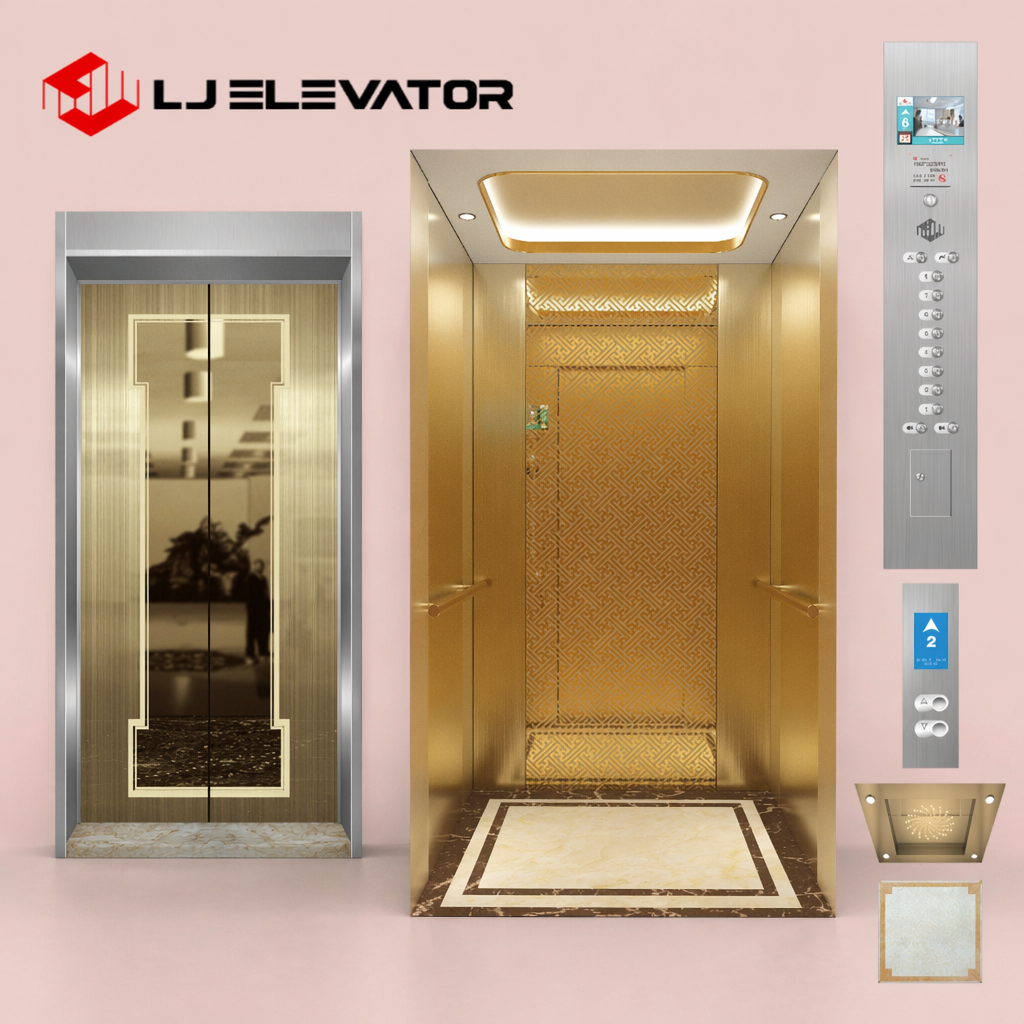 Lift Color Customized Ceiling Lamp Delicate Graceful Car Ornament Passenger Elevator Low Energy Loss Commercial Complex