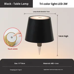 Wireless Bottle Lamp Rechargeable LED Wine Bottle <strong>Light</strong> with 3 Modes Touch Dimming for Bedroom <strong>Table</strong> Decor Christmas Gift - Product Image 6