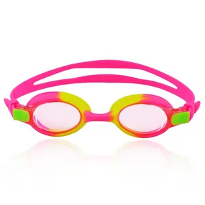Популярные детские очки для плавания с противотуманными линзами из поликарбоната для водных видов спорта, лидер продаж