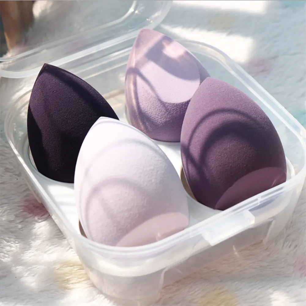 Custom Marshmallow Customized Beauty Peach Shape Latex Free Makeup No Latex Blender Sponge Boxes Soft Creative Makeup Sponge