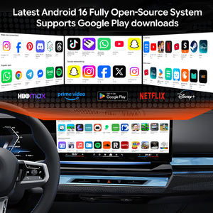 YolanAuto Caja 5G AI para BMW con Chip Qualcomm 6350, Adaptador Inalámbrico CarPlay Android Auto, Caja Multimedia con <span class=keywords><strong>Netflix</strong></span> y YouTube, 8+128G - Product Image 4