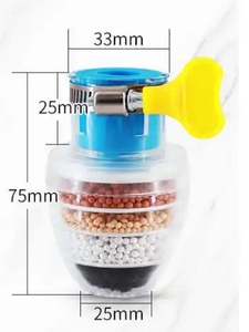 Hot bán 2024 phổ 6 lớp khỏe mạnh than hoạt tính lọc nước mưa tap lọc nước bảo vệ Vòi nước lọc với adpator - Product Image 5