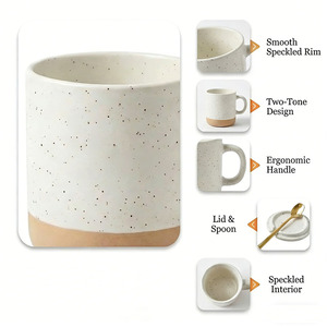 Taza de Cerámica Blanca y Negra Más Vendida, Taza de Café Personalizada, Regalo Promocional Navideño, Tazas de Cerámica con Logotipo Impreso de 350 ml - Product Image 4