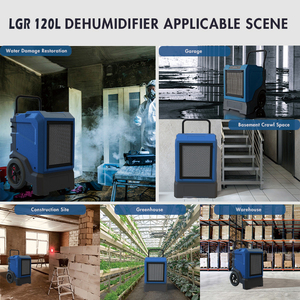 Déshumidificateur commercial LGR robuste 120-210 PPD pour la restauration après dommages par eau - Product Image 5