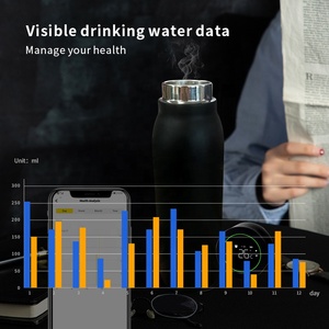 Bouteilles d'eau intelligentes TUYA avec application, portables et adaptées pour le suivi des données de consommation, type thermos - Product Image 4