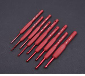 Aguja de Tejer y Ganchillo de Aluminio <span class=keywords><strong>Tulip</strong></span>án Ergonómica con Mango Suave ROJO para Labores de Punto - Product Image 6