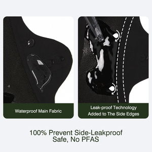Toallas Sanitarias de Bambú Orgánico LYNMISS para Flujo Menstrual, 100% PREVENCIÓN DE FUGAS LATERALES, Toallas Sanitarias Reutilizables - Product Image 4