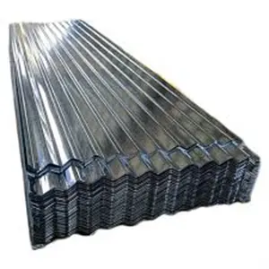 Láminas de techo corrugado chapa de acero techo metal hierro galvanizado