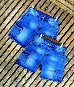 2026 Trending Breathable Camouflage Ripped Frayed Hem Cargo Denim Shorts Casual Summer Men's Half Pants Streetwear Outdoor Wear - Product Image 5