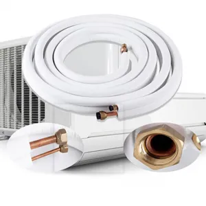 Air Conditioning Copper Tube ASTM B280 1/4 Air Conditioner Tube 5/8 Aluminum pair Copper Pipe Air Conditioning