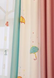 Rideaux occultants à œillets de style coréen modernes, <span class=keywords><strong>motif</strong></span> végétal, 100% polyester, fenêtres plates, chambres, sur mesure, haute occultation - Product Image 4