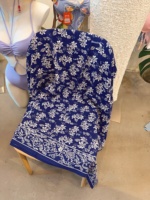 Pareo de Playa Personalizado 100% Rayón, Falda Envolvente, Cubre Traje de Baño, Tie Dye