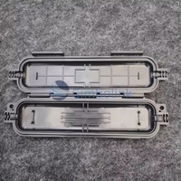 Caja de Protección de Fibra Óptica, Conector de Extensión, Acoplador de Brida SC de 1 Núcleo, Adaptador, Mini Cierre de Empalme, Conexión Impermeable