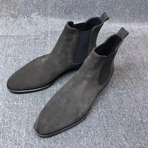 Botas de Tobillo Estilo Western para Hombre, de Gamuza y Cuero, Antideslizantes, Transpirables, para Nieve - Product Image 3