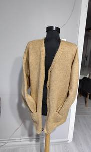 เสื้อคาร์ดิแกนลายโลโก้แบบกำหนดเอง แรงบันดาลใจจากเคิร์ต โคเบน ปี 1993 MTV Unplugged สไตล์กรันจ์ ยุค 90 ร็อค เอสเทติก เสื้อถัก - Product Image 4