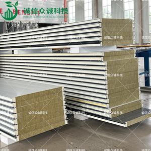 Pu Polyurethane trang trí Panel tường cho phòng lạnh & khách sạn cách nhiệt cụ thể nhà ứng dụng - Product Image 1