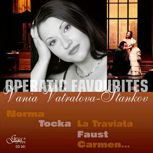 Conception de la couverture de l'album Operatic Favourites par Vania Vatralova-Stankov - Product Image 1