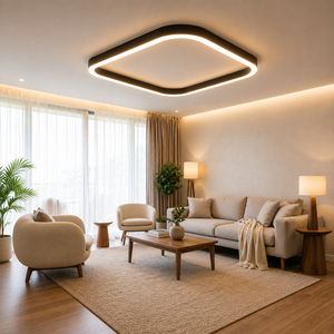 Lámpara de Techo LED Personalizada, Luz Lineal LED Rectangular Personalizada para Decoración de Oficinas, Salas de Estar y Restaurantes - Product Image 3