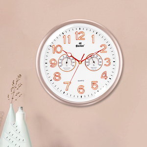 Tùy Chỉnh Nổ Phòng Khách Bắc Âu Ánh Sáng Sang Trọng Trang Trí Đồng Hồ 3D Đồng Hồ Kỹ Thuật Số Nhiệt Độ Và Độ Ẩm Sáng Đồng Hồ Treo Tường - Product Image 2